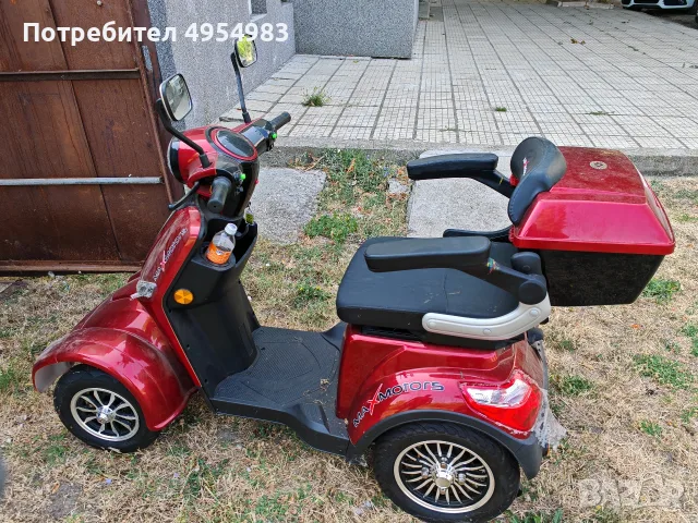 Електрическа четириколка, снимка 3 - Инвалидни скутери - 56156475