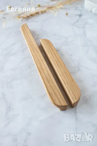 Дръжки за кухненски шкафове от Дъб масив, снимка 6 - Шкафове - 47813378