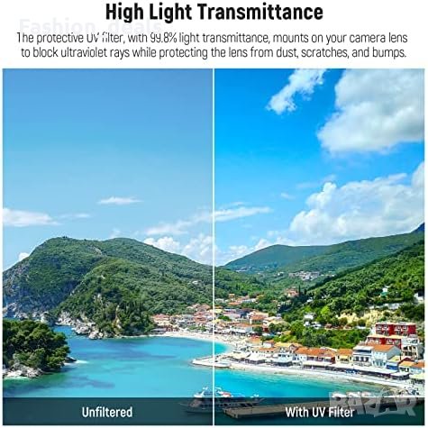  Нов UV Защитен филтър за фотоапарат лещи с HD оптично стъкло Fujifilm, снимка 8 - Чанти, стативи, аксесоари - 41455765