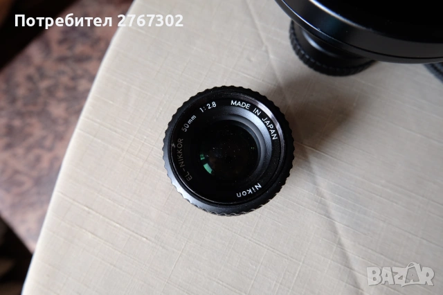 Nikon EL-NIKKOR 50mm f2.8 Lens, снимка 2 - Обективи и филтри - 53428153