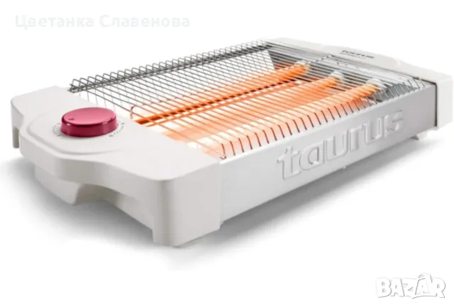 Хоризонтален тостер Taurus Neptuno Plus, 900W,повърхност 24 х 20 см, 3 кварцови съпротивления, снимка 4 - Тостери - 49894382
