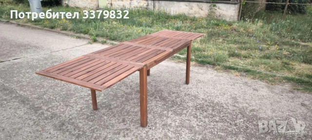 градинска маса от екзотично дърво, снимка 5 - Градински мебели, декорация  - 50941534