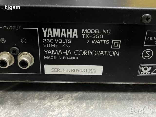 Тунер Yamaha TX-350 AM/FM Stereo Tuner (1991-95), снимка 8 - Декове - 42656297