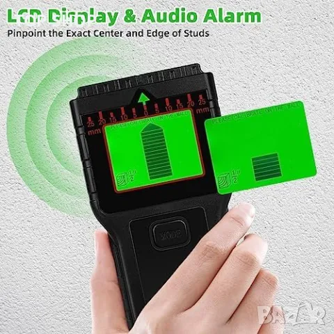 Нов 8 в 1 Стенен Скенер Детектор с LCD - Идеален за Дърво, Метал, Тръби, снимка 2 - Друга електроника - 49567101