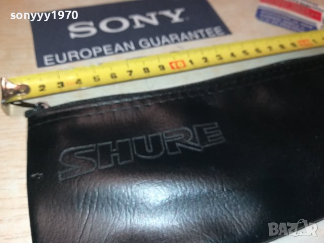 ❌️SHURE-КОЖЕН КЕЙС С ЦИП ЗА МИКРОФОН 1806231110❌️, снимка 4 - Микрофони - 41242041