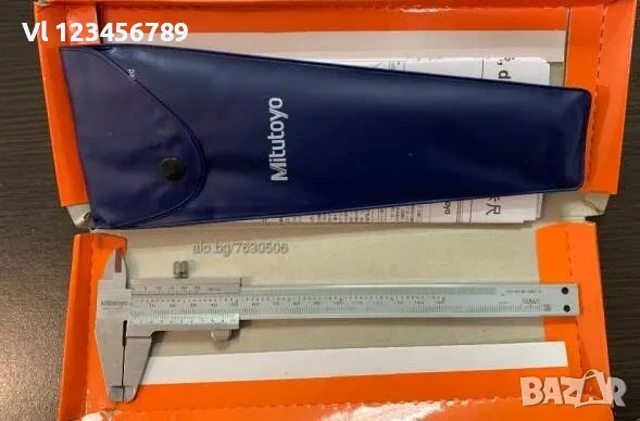 Mitutoyo-шублер двустранен, дълбокомер, / 0-150 mm , снимка 3 - Измервателни инструменти - 53865348