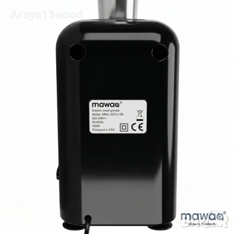 Електрическа месомелачка mawaa® с Reverse функция и приставка за наденици, снимка 6 - Месомелачки - 53735154