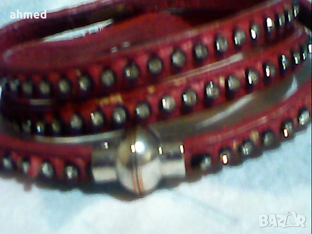 красиви кожени гривни, снимка 2 - Гривни - 52543867