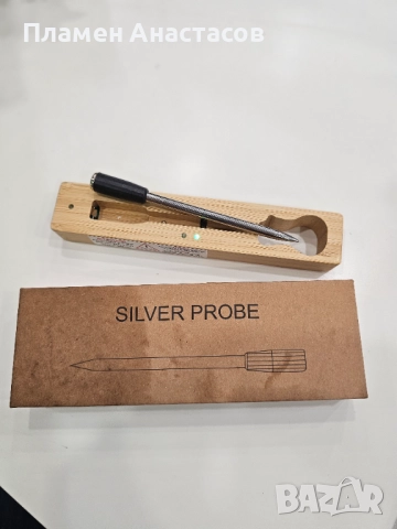 Smart Bluetooth Bamboo безжичен дигитален термометър за месо – за грил, фурна и барбекю, снимка 12 - Други - 52423266