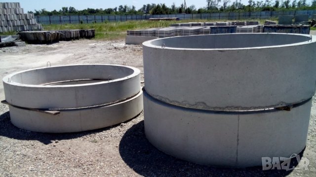 Бетонен ПРЪСТЕН за шахта.. ТРЪБИ за кладенци с арматура и бетон, снимка 4 - Други - 42060813