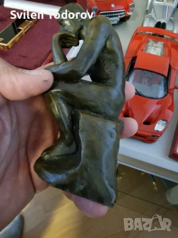 бронзова фигура , снимка 2 - Декорация за дома - 56353703