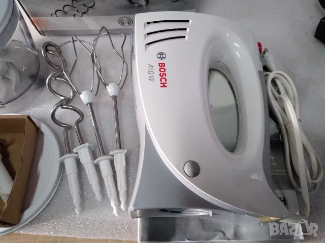 Миксер BOSCH MFQ 3550 450W с чопър, снимка 8 - Миксери - 56279216