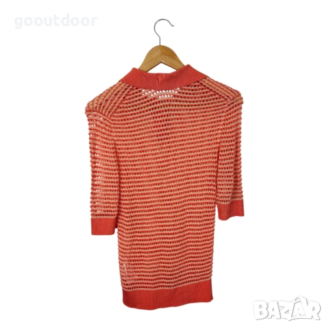 COS Open-Knit Polo Shirt (XS), снимка 2 - Тениски - 53332643