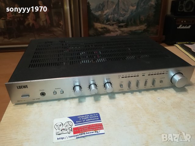 LOEWE SA3480 STEREO AMPLIFIER-ВНОС SWISS LNV0907231157, снимка 3 - Ресийвъри, усилватели, смесителни пултове - 41494346