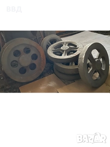 балванки заготовки отливки колелa от чугун за плъзгащти портали и врати, снимка 3 - Други машини и части - 52973305