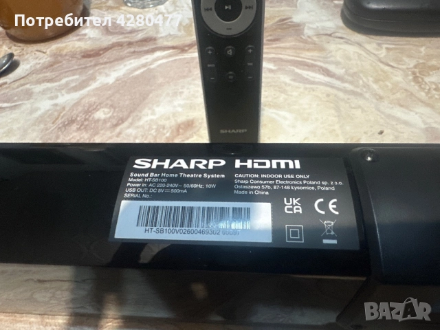 Sound bar “Sharp”, снимка 4 - Bluetooth тонколони - 52340853