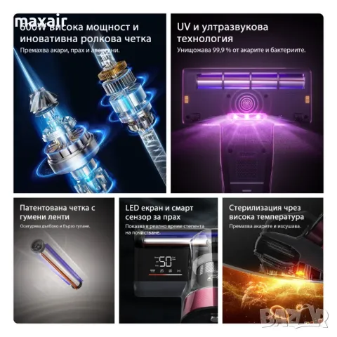 Прахосмукачка против акари JIMMY BX8 * Безплатна доставка * Гаранция 2 години, снимка 7 - Прахосмукачки - 47953757