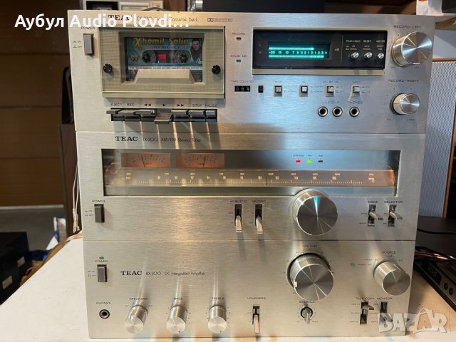 TEAC СЕТ BX-300DC Integrated Усилвател,Teac TZ-300 Радио,Teac CX-270 Касетефон , снимка 2 - Ресийвъри, усилватели, смесителни пултове - 44497479