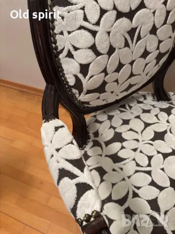  Антикварно кресло, изработено в периода 1910-1920 г. , снимка 9 - Антикварни и старинни предмети - 48270164