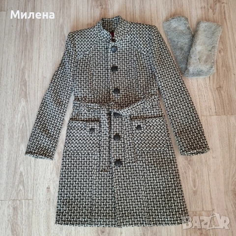 Дамско вълнено палто Tani Fashion М/L - ново , снимка 3 - Палта, манта - 9243242