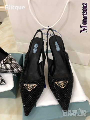 обувки на ток prada, снимка 6 - Дамски обувки на ток - 52612274