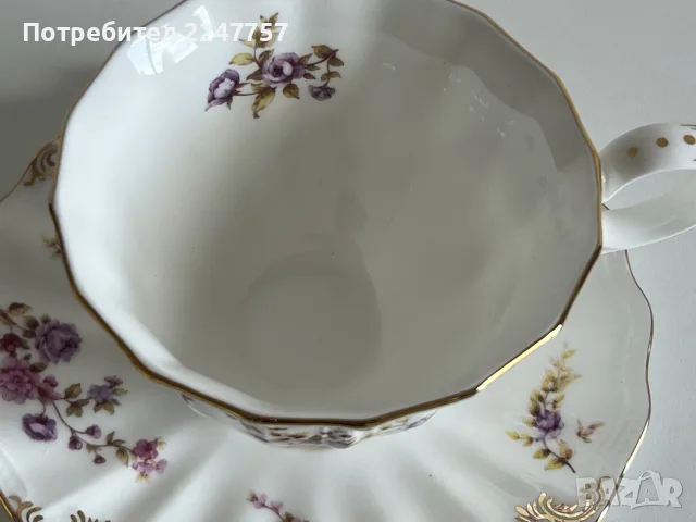 Елегантен порцеланов двоен сет за чай "SD Luxury" Bone China, снимка 9 - Антикварни и старинни предмети - 56097286