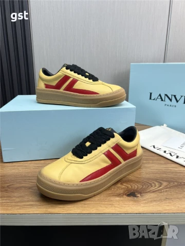 Уникални Редки Lanvin Дизайнерски Унисекс Мъжки дамски обувки Сникърси Маратонки, снимка 1