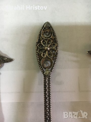Антични лъжички, снимка 4 - Антикварни и старинни предмети - 40892941