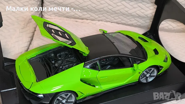 метална кола Lamborghini, мащаб 1:18 , нова , снимка 7 - Колекции - 56246040
