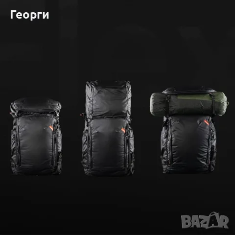 Фото раница за преходи Pgytech OnePro Flex 50L + Camera Insert L , снимка 2 - Чанти, стативи, аксесоари - 55960379