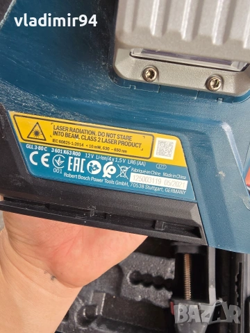 Bosch GLL 3-80 C 3х360 лазерен нивелир, снимка 5 - Други инструменти - 53761478