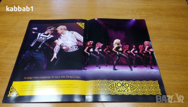 Lord of the Dance - Рекламно Списание с плакат на групата 60/40см, снимка 10 - Списания и комикси - 52975857