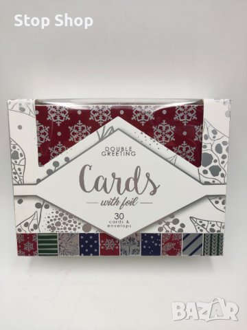 30броя картички 10 дизайна с пликове 