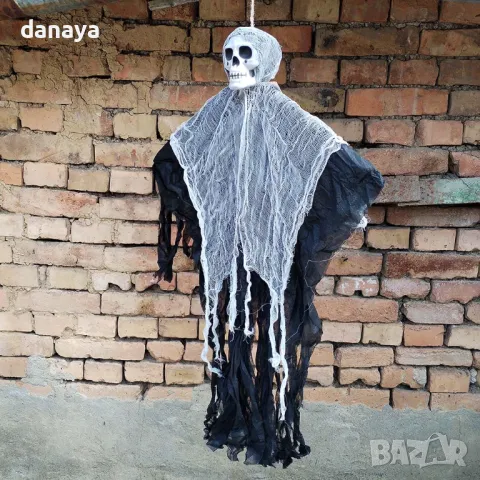 5199 Висяща Halloween украса Череп с дрехи, снимка 2 - Декорация за дома - 47268267