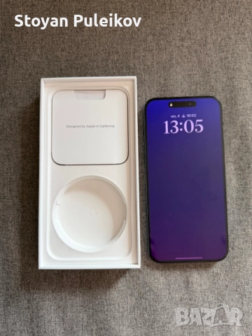 iphone 15 pro max 512 GB с 94 % капацитет на батерията blue titanium, снимка 4 - Apple iPhone - 52671254
