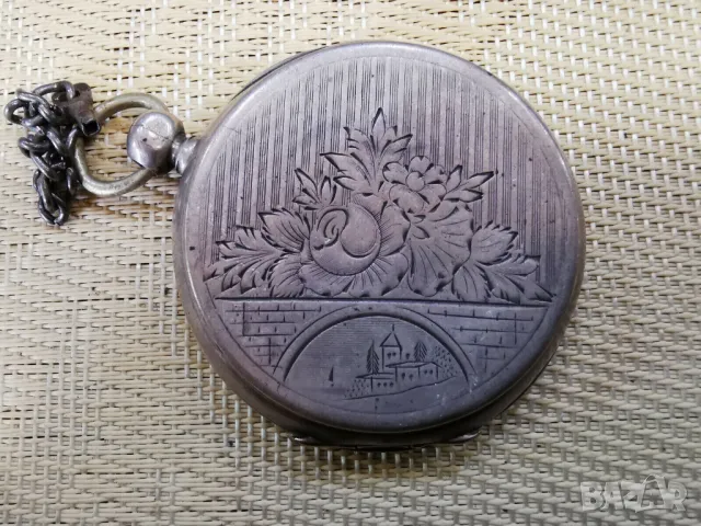 СРЕБЪРЕН ДЖОБЕН  H.LEO MATHEY, снимка 2 - Антикварни и старинни предмети - 49587617