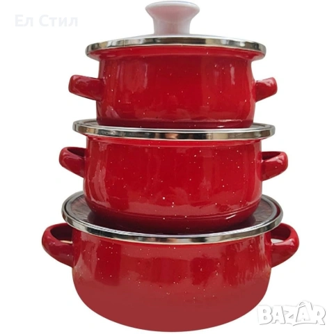 Комплект от 3 тенджери - 16см, 18см, 20см, снимка 11 - Съдове за готвене - 53567174