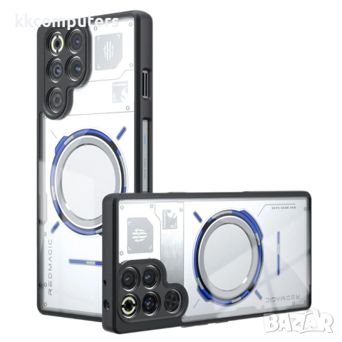 Защитен калъф (PC + TPU) за ZTE nubia RedMagic 11 Pro 5G / 11 Pro+ 5G- Комплект с протектор, Прозрач