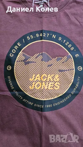 Мъжка тениска Jack & Jones, снимка 2 - Тениски - 48416406