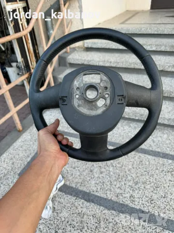 Здрав оригинален мултифункционален волан за Ауди Audi A6 C6 4F само за 100лв. 4f0419091df, снимка 4 - Части - 47744122