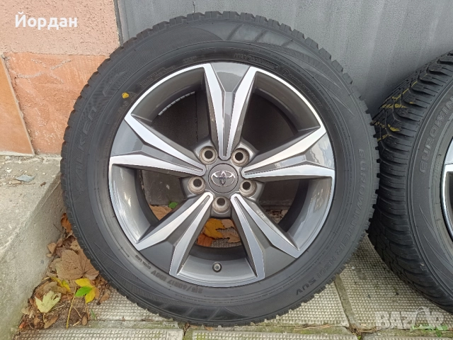 ОРИГИНАЛНИ джанти със зимни гуми 17 '' 5x114,3 Тойота / TOYOTA CH-R, снимка 7 - Гуми и джанти - 52368605