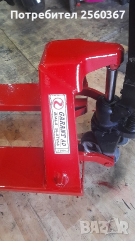 продавам палетна количка 2,3 т., снимка 2 - Подемници - 52751680