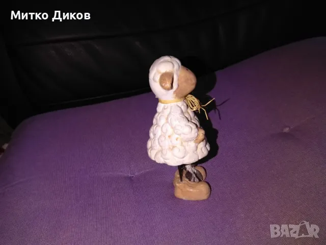 За украса малка овца с камбанки произведена в Швеция-73----, снимка 3 - Декорация за дома - 49304378