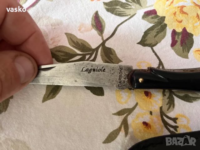 Laguiole France carbon-стар, снимка 3 - Ножове - 50239171