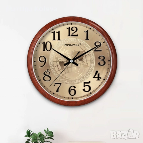 Безшумен стенен часовник, снимка 2 - Стенни часовници - 52655017