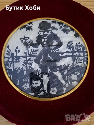 Винтидж гоблени -,,близнаци,,, Германия, снимка 4 - Антикварни и старинни предмети - 40970369