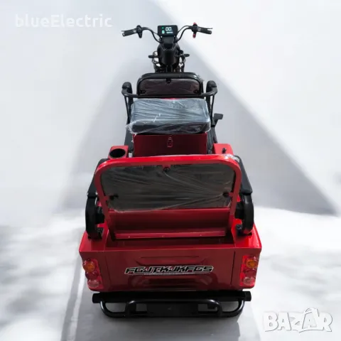 Електрическа Триколка blueElectric CARGO LUX 2000W | 48V | 24AH | RED, снимка 4 - Мотоциклети и мототехника - 49745600