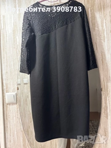 Черна рокля, снимка 2 - Рокли - 51597658