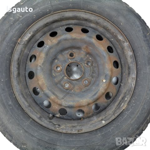 Стоманени джанти 5x114.3 с гуми R15 Toyota Avensis Verso 2001-2009 ID:109981, снимка 3 - Части - 42017385