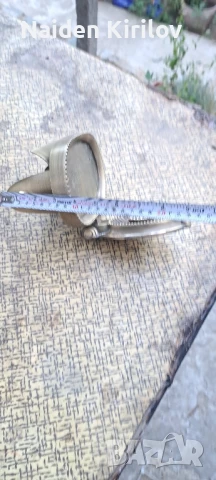 Стара бронзова поставка за тоалетна хартия , снимка 5 - Антикварни и старинни предмети - 51163318